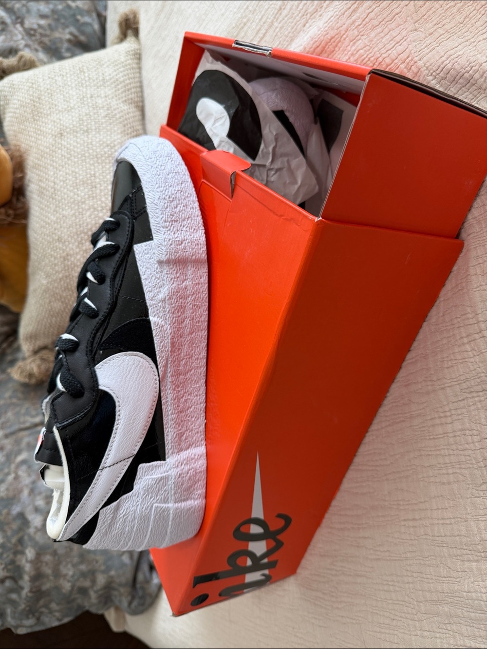 Nike x sacai Blazer Low "Iron Grey" sneakers